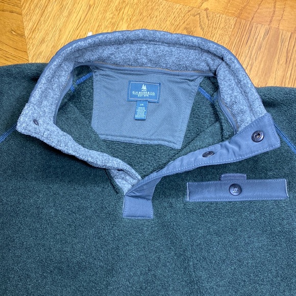 G.H. BASS Mens Arctic Terrain Fleece Mockneck Pullover - Picture 5 of 10